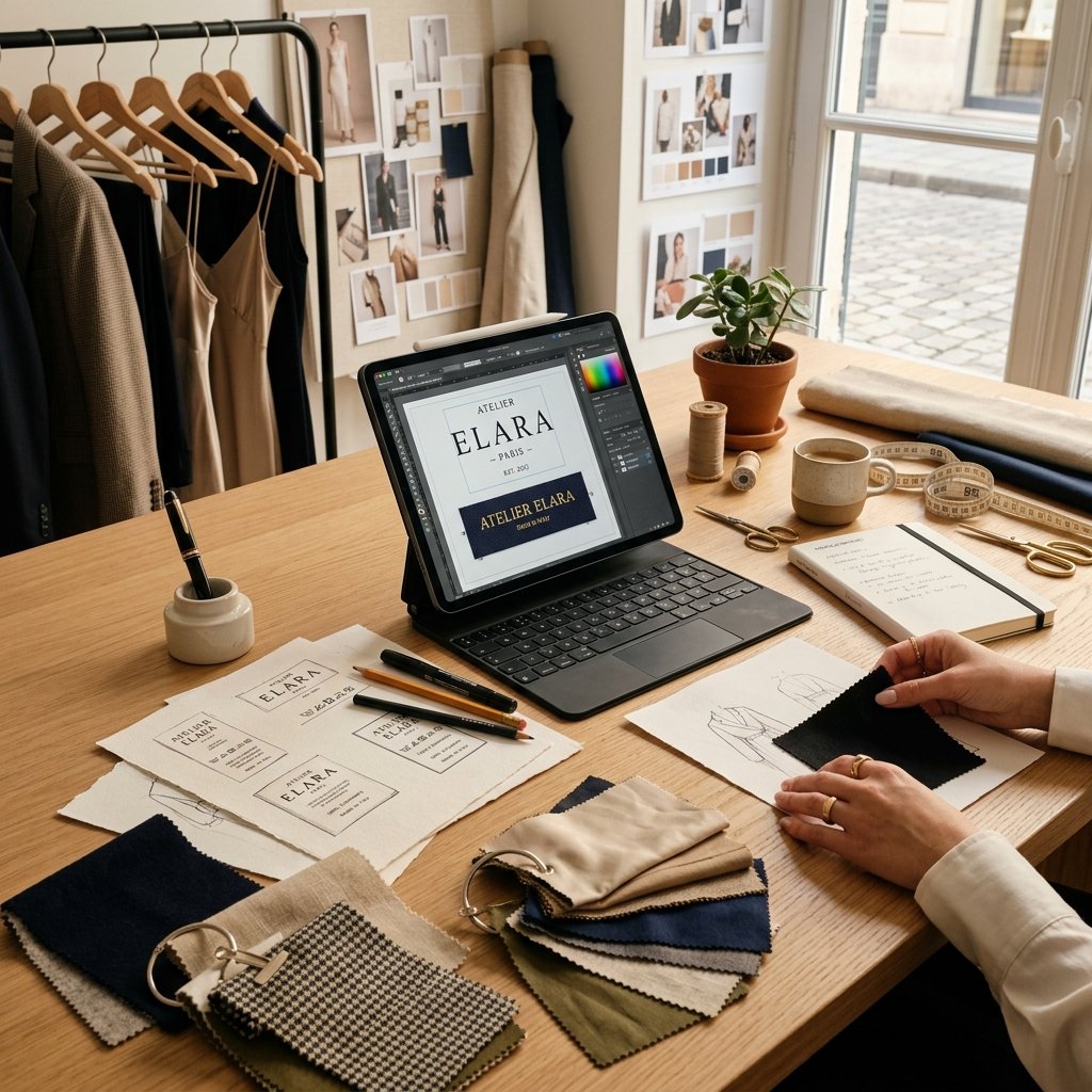 Design Your Brand Label Workspace